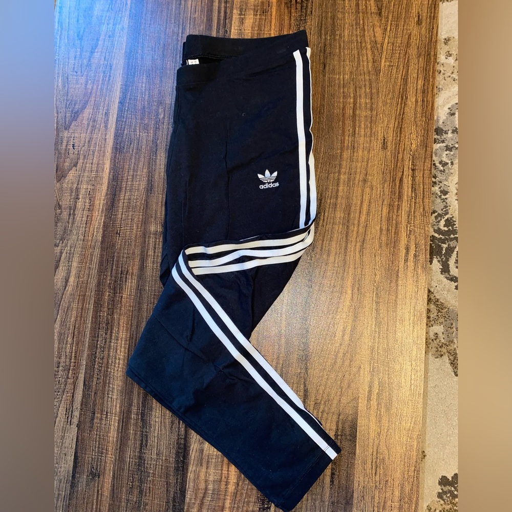 Adidas Black Full Length Leggings Women’s Size L